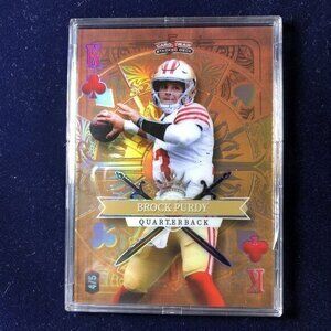 Rare Brock Purdy King of Clubs Orange Card 2023
